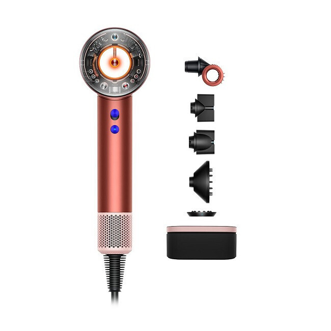 Dyson HD16 Supersonic Nural Straight+Wavy — клубнично-бронзовый/розовый