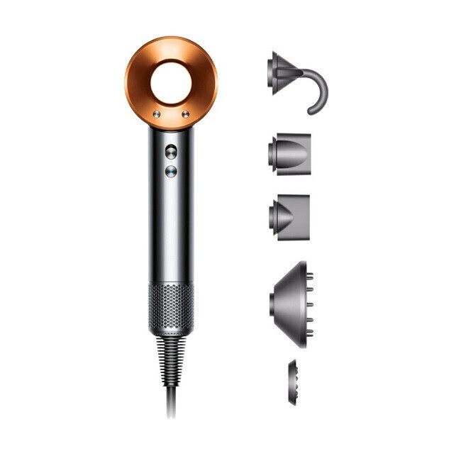 Dyson HD08 Supersonic — никель/медь