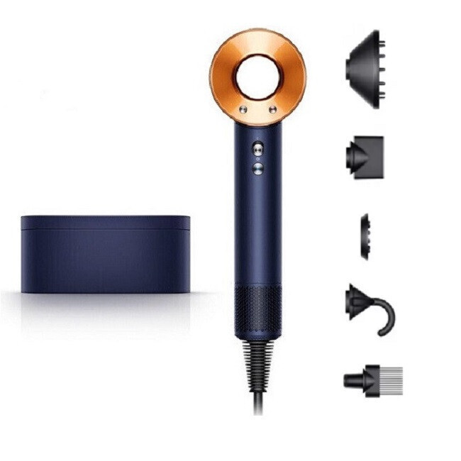 Dyson HD07 Supersonic — берлинская лазурь/медный