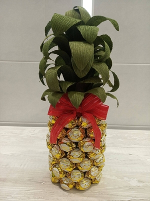 букет с ананасом фруктовый букет с ананасом