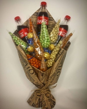 сладкий букет купить в Минске купить букет цветов с доставкой