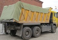 укрыть дрова тентом