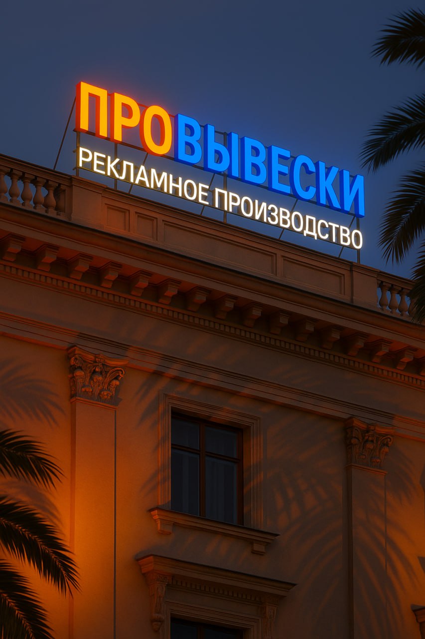 Крышная конструкция на крыше здания в Сочи