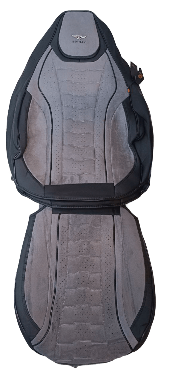 Чёрно‑серые каркасные авточехлы