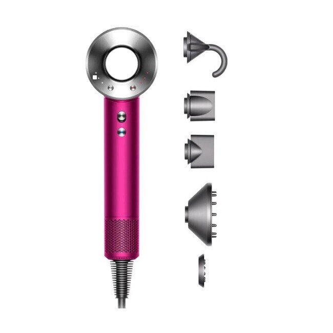 Dyson HD08 Supersonic — фуксия/никель