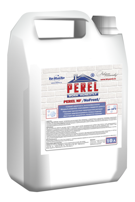 Картинка Противоморозная добавка PEREL 10л Противоморозная добавка Перель 10л в канистре