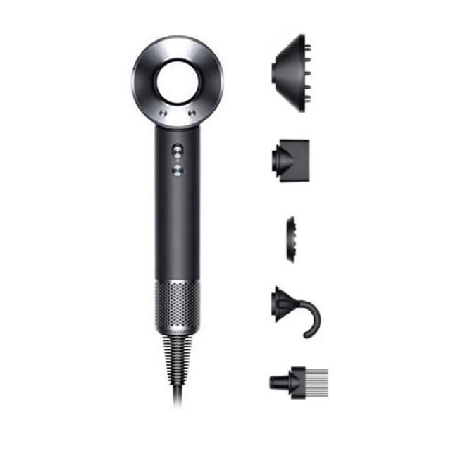Dyson HD07 Supersonic — черный/никель