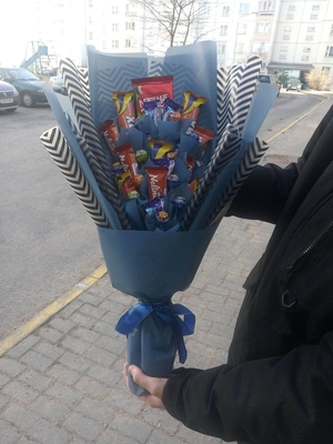 купить голубой букет купить красивый букет