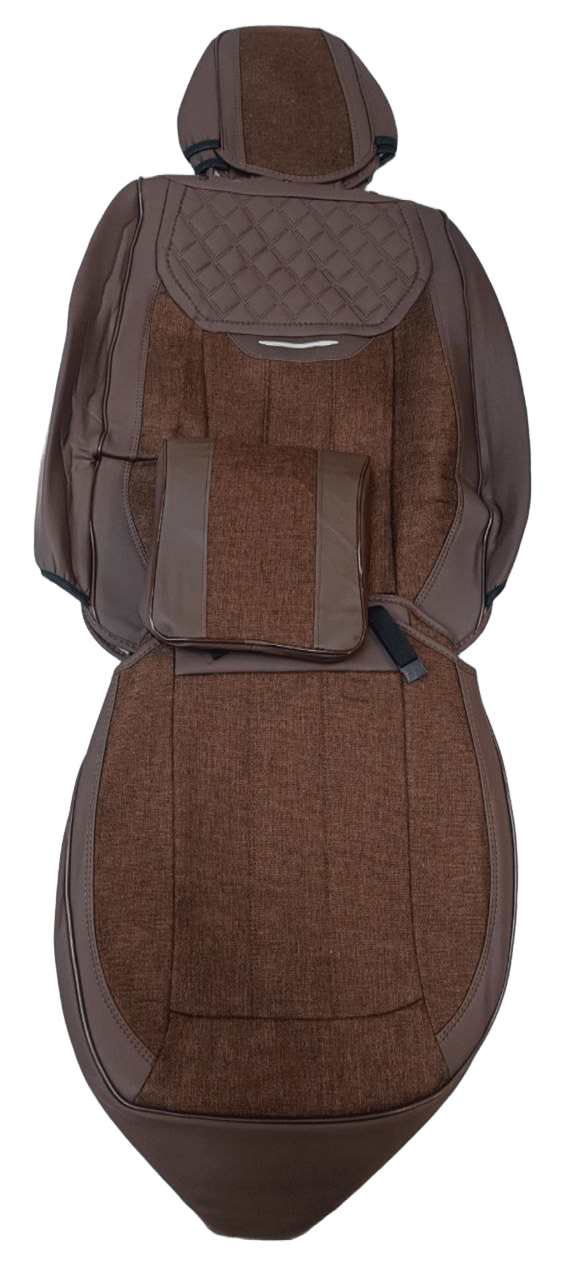 Шоколадные каркасные авточехлы  