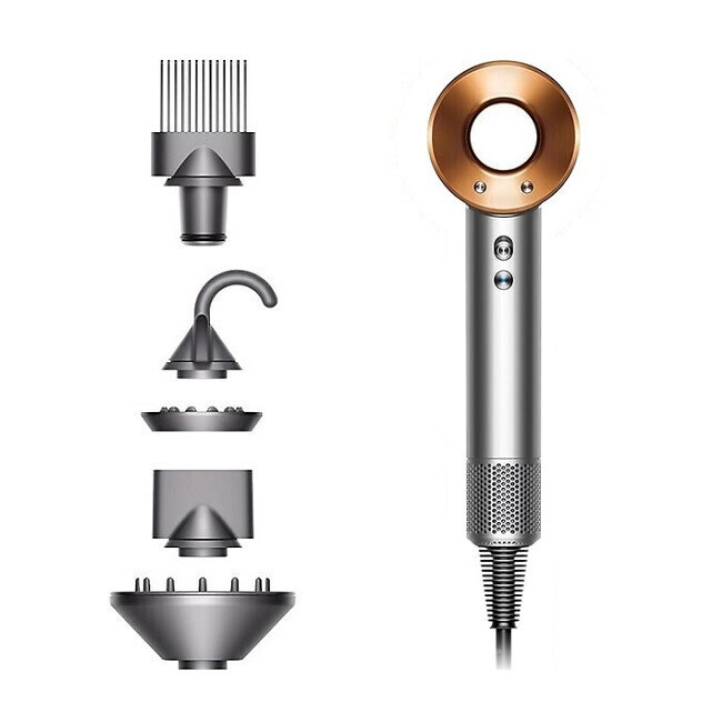 Dyson HD07 Supersonic — никель/медь