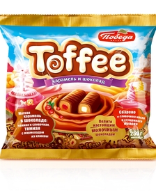 Победа. Мягкая карамель Toffee в шоколаде, бнз глютена, веганам