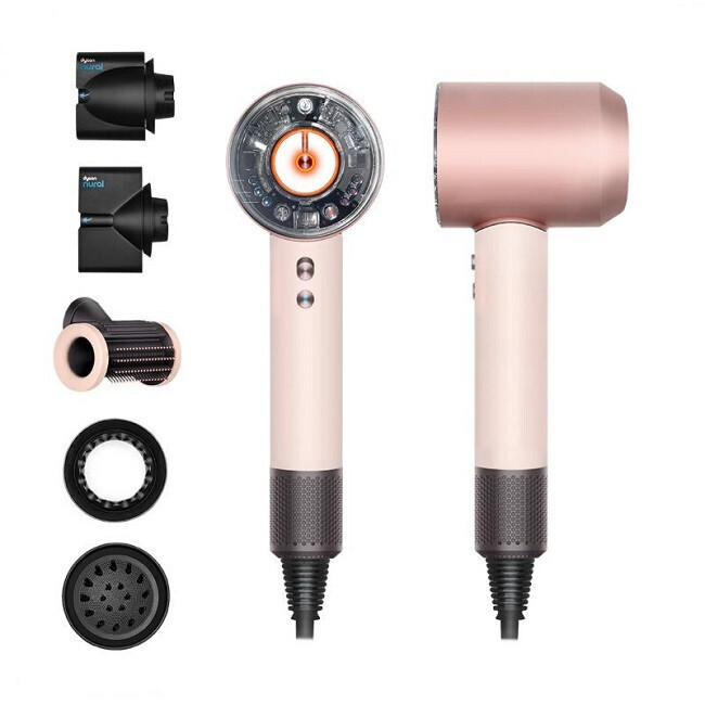 Dyson HD16 Supersonic Nural Straight+Wavy — керамический розовый/розовое золото