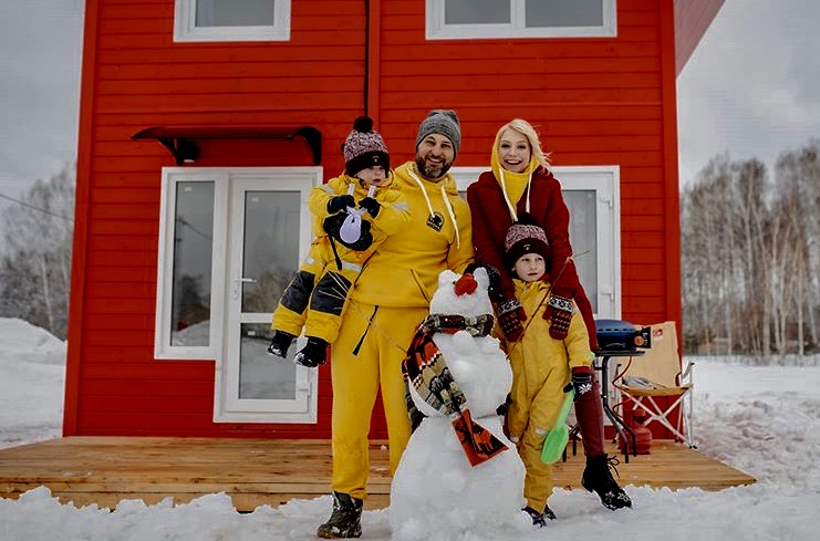 Монтаж теплого дома за 1 одень Монтаж теплого дома за 1 одень