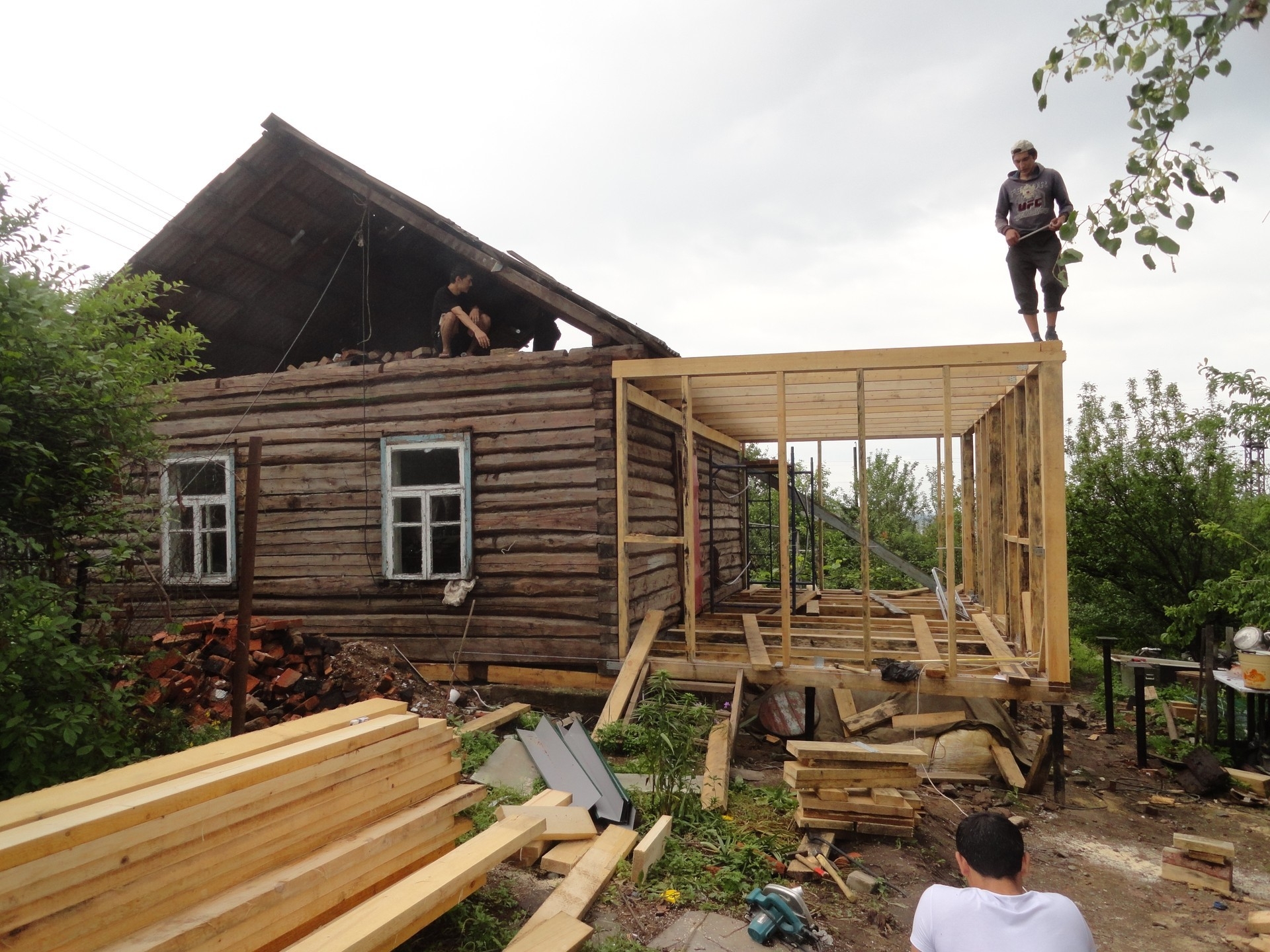 Монтаж каркасных стен