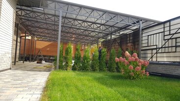Изготовление навеса из поликарбоната Ульяновск