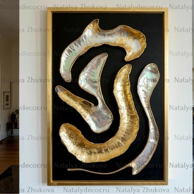 Картина из коллекции Натальи Жуковой " Black Gold Pearl "