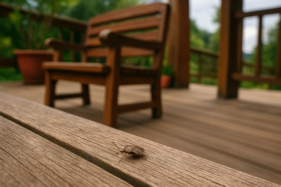 Клоп на веранде