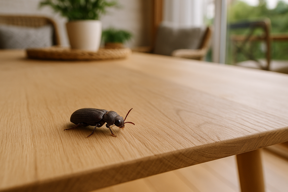Жук на столе