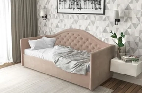 Купить односпальную кровать на заказ Милан 42