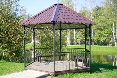 беседки шатры из металла
