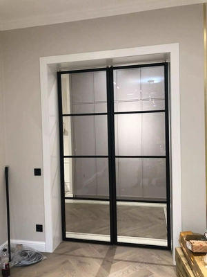 Стеклянная лофт дверь заказать