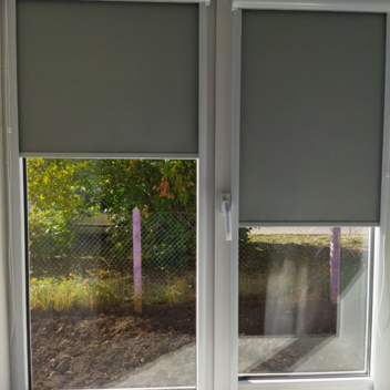 Рулонные шторы из 2 полотен