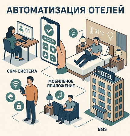 автоматизация управления отелями