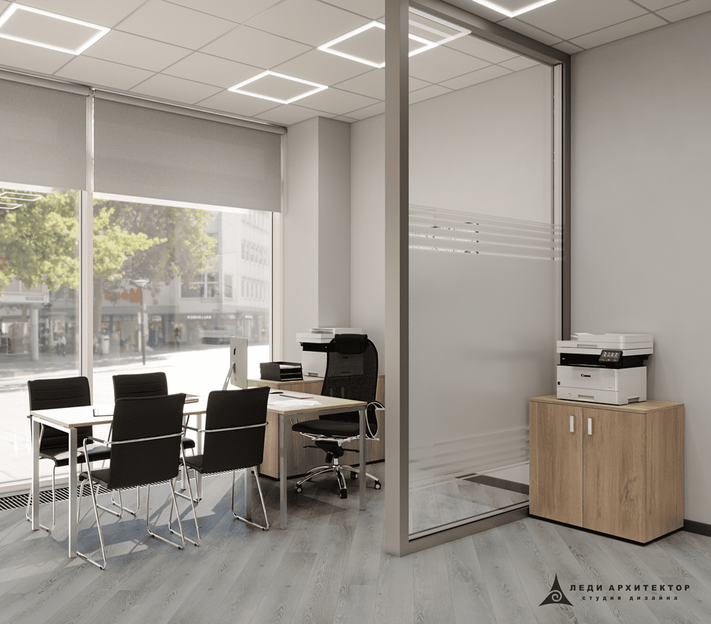 Современный кабинет руководителя офиса Совкомбанка