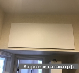 Фотография №37 Антресоль на газлифте и отталкивающий механизм цвет белый