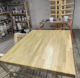 Производство столешницы для кухни из дерева в Уфе от компании ЭкоМассивУфа