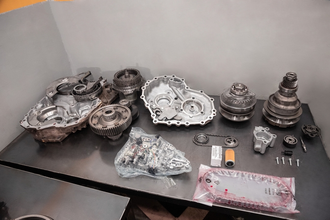 Машина на подьемнике