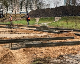 Установка тротуарного бордюра в Минске