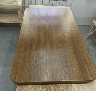 Изготовление столешниц прямоугольных на заказ из древесного массива в Уфе от компании ЭкоМассивУфа