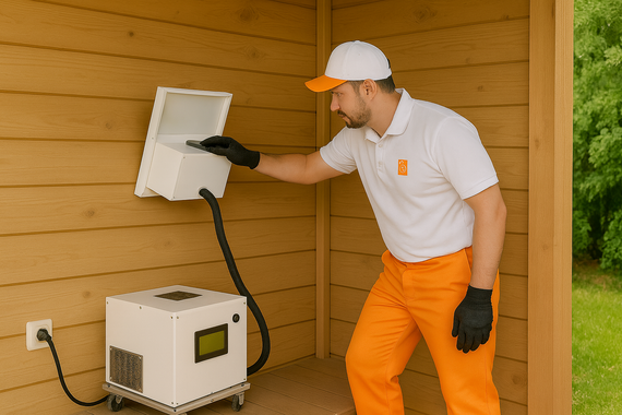 Обработка веранды