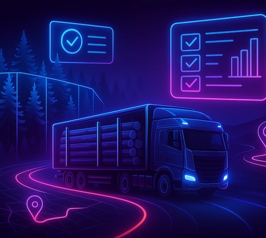 Мониторинг лесозаготовительной техники с поддержкой GPS/ГЛОНАСС