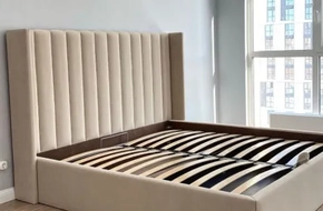 Купить двуспальную кровать на заказ Милан 32