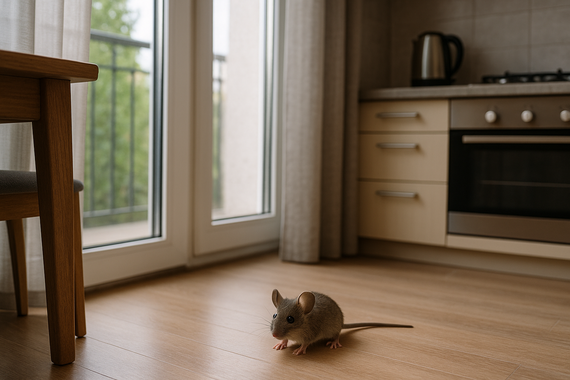 Мышь на кухне