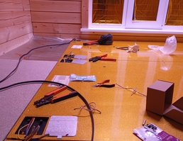 портфолио монтаж теплого пола