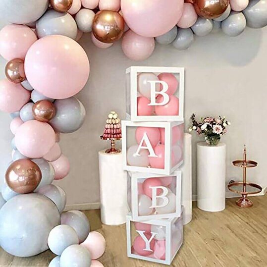 Кубики Baby для гендер пати 