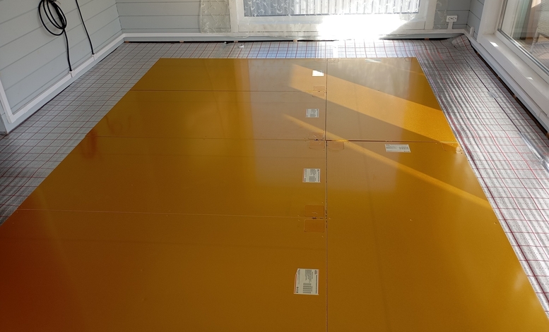 Монтаж электрических нагревательных панелей Hotpanel в каркасном доме, как основное отопление