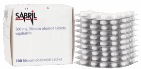 Упаковка Сабрил 500мг
