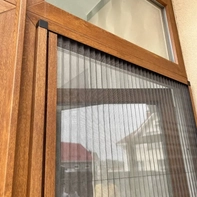 Москитная сетка плиссе с покраской по RAL