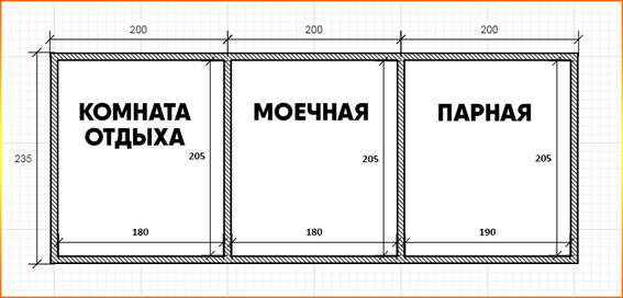 Баня 6х2.35