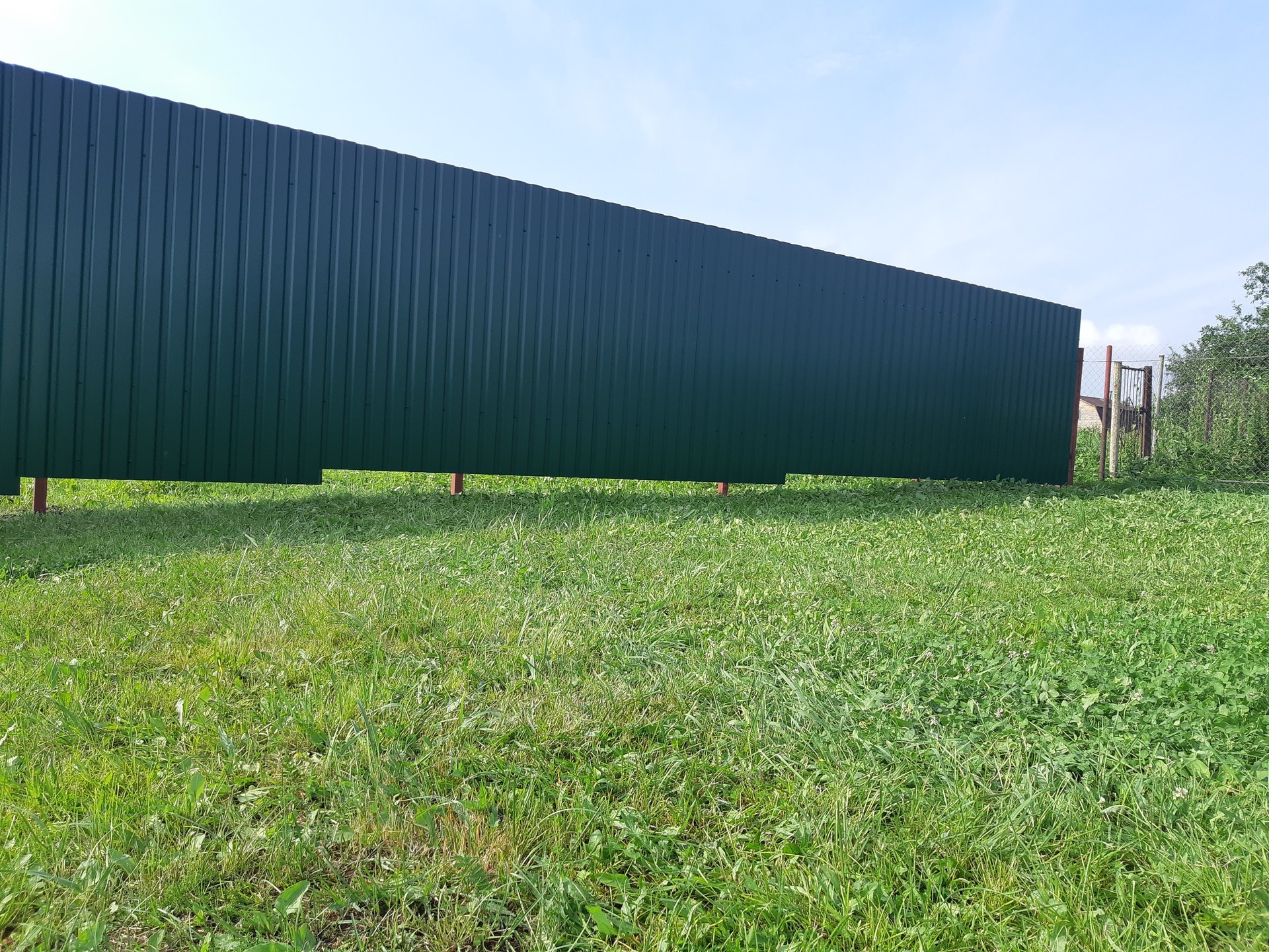 Забор из профнастила в Егорьевске — установка под ключ