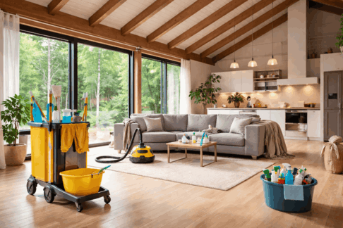 Поддерживающая уборка коттеджей