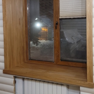 Изготовление деревянных подоконников на кухню в Уфе от компании ЭкоМассивУфа