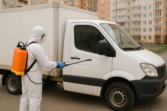Дезинфекция грузового авто