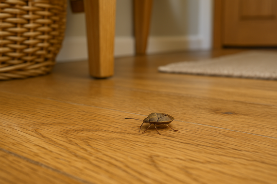 Клоп на полу в прихожей