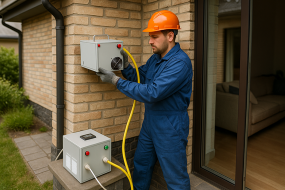 СВЧ обработка дома снаружи