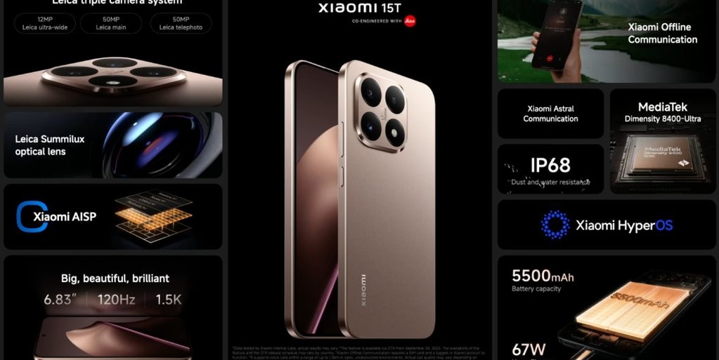 Купить смартфон Xiaomi 15T по низкой цене в Беларуси!